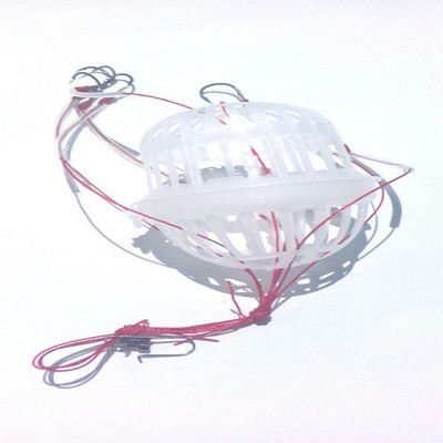 

JUST ONE CLICK Sea Fishing Tackle Hook Box Monster WHITE Spinner Fishing Lure(Pack of 1 Size 4)