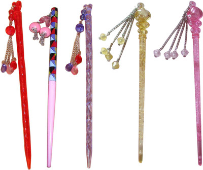

MONA combo of juda sticks Bun Stick(Multicolor)