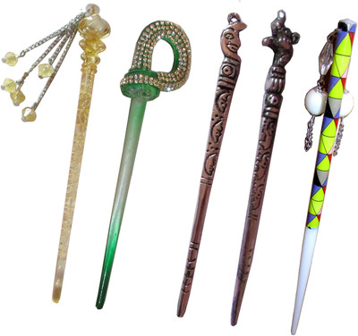 

MONA combo of juda sticks Bun Stick(Multicolor)