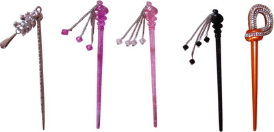 

MUKKU combo of juda sticks Bun Stick(Multicolor)
