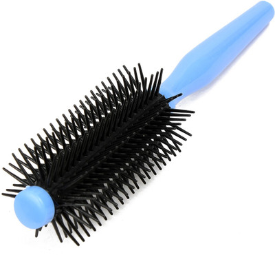 

GIE C. Light Blue Circular Round Big GIE CHB007 Hair Round Black Designer Comb