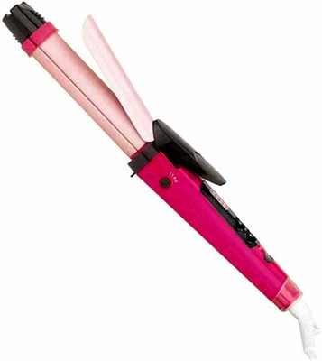 

Khareedi Professional 2 In 1 NHC-1818 Straightener Hair Curler(Pink)
