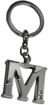 

NeoTask M Silver Metal Alphabet Key Chain