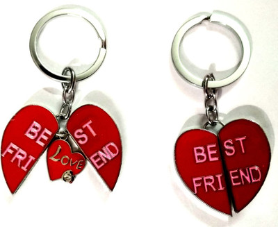 

HALO NATION Heart Shaped Love and Friendship Key Chain