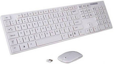 

ShopyBucket Wireless Keyboard Bluetooth Multi-device Keyboard(White)