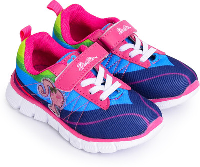 

Barbie Girls Velcro Walking Shoes(Blue, Navy pink
