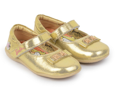 Barbie Girls Slip on Ballerinas(Gold