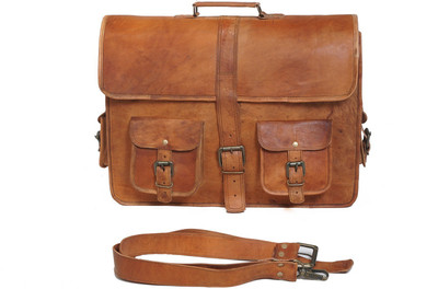 

Anshika International 15 inch Expandable Laptop Messenger Bag(Brown)