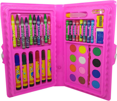 

VShine Color Box includes Color Pencil ,Crayons , Water Color, Sketch Pens Set Of 42 Pieces(Multicolor)