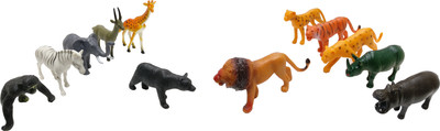 

Boing 12 PCS 4" WILD ANIMALS(Multicolor)