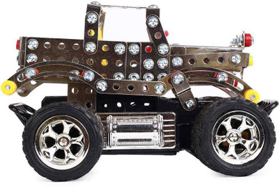 

shunji 4 channels DIY RC metal jeep(not include charger and battery)(Multicolor)