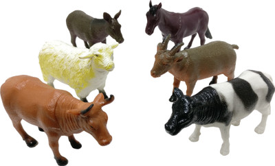 

Boing 6 PCS 5.5"-6" FARM ANIMALS(Multicolor)