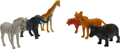

Boing 6 PCS 3" WILD ANIMALS(Multicolor)
