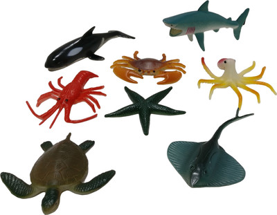 

Boing 8 PCS 3"-5" OCEAN ANIMALS(Multicolor)