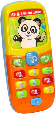 

Kiditos Baby Early Educational Learning Electric Mobile Phone Toy(Multicolor)