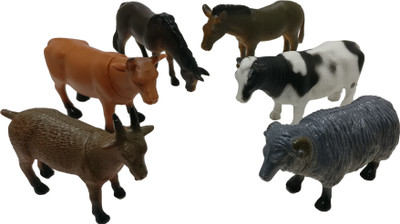 

Boing 6 PCS 5" FARM ANIMALS(Multicolor)