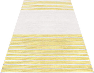 

SOIL Cotton Yoga and Exercise Mat(Yellow, White, White;yellow