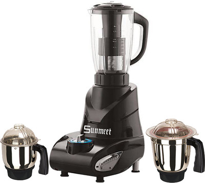 

Sunmeet MG17-MA-JUS-024 750 W Juicer Mixer Grinder(Black, 3 Jars)