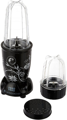 

Wonderchef Nutri Blend 400 W Juicer Mixer Grinder(Black, 2 Jars)