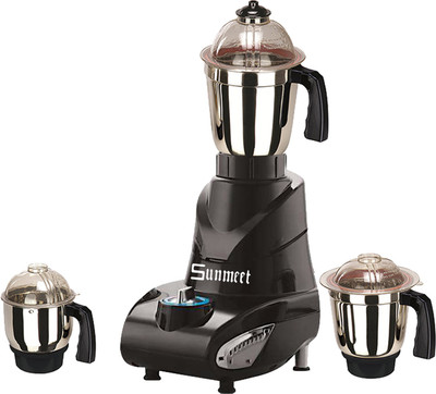 

Sunmeet MG17-TA-JUS-015 750 W Mixer Grinder(Black, 3 Jars)