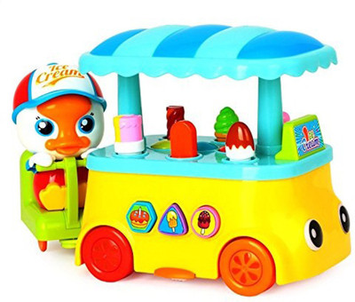

HALO NATION Goosey Gander Icecream Cart - Imported Colorful Rotating Truck With Amazing Sounds for Baby / Kids(Multicolor)