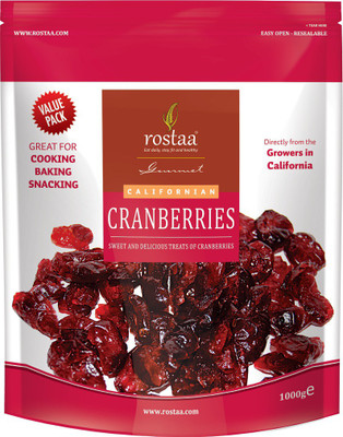 

Rostaa Cranberries Sliced 1kg Cranberries(1 kg, Pouch)