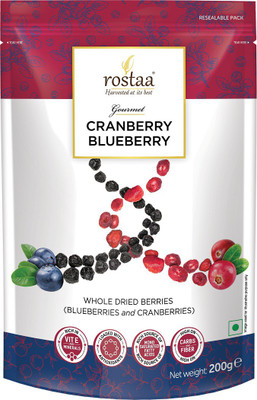 

Rostaa Cranberry Blueberry Fusion Cranberries(200 g, Pouch)