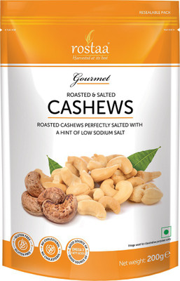 

Rostaa Roasted & Salted Cashews Cashews(200 g, Pouch)