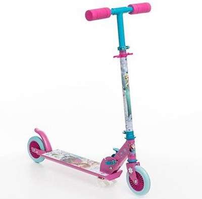 

VShine Kids Three Wheel Scooter Foldable with Adjustable Height , Bell and LED Light Frozen(Blue, Pink)