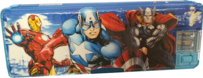 

VShine AVENGER SuperHero and Cartoon Characters Art Plastic Pencil Box(Set of 1, Multicolor)