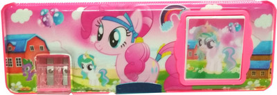 

VShine Frozen SuperHero and Cartoon Characters Art Plastic Pencil Box(Set of 1, Multicolor)