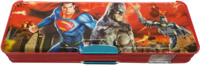 

VShine Superman Vs Batman SuperHero and Cartoon Characters Art Plastic Pencil Box(Set of 1, Multicolor)