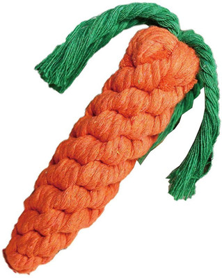 

Pets EMPIRE "Ultra Durable"Rope Dog Toy - Great for Aggressive Chewers - 100% Natural & Safe Cotton carrots(1 Piece) Cotton Chew Toy For Dog
