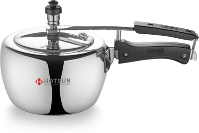 

hotsun Apple Pressure Cooker 3Ltr- Silver-INDUCTION BASE 3 L Induction Bottom Pressure Cooker(Aluminium)