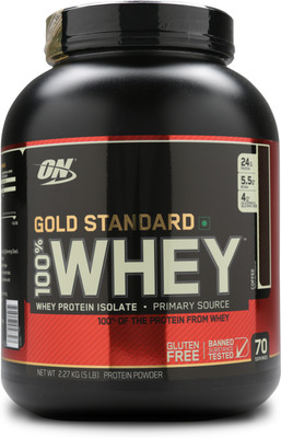 

Optimum Nutrition Gold Standard 100% Whey Protein(2.27 kg, Coffee)