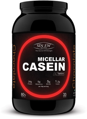

Sinew Nutrition Micellar Casein, 2.2 lb/1kg Chocolate Flavour Casein Protein(1 kg, Chocolate)