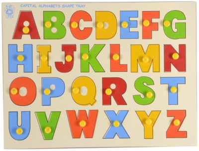 

Plus One Useful Wooden Alphabet Tray (Multicolor)(1 Pieces)