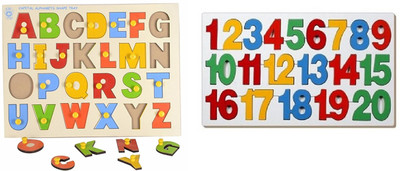 

Plus One Useful Alphabet & Number Tray Combo of Trays(1 Pieces)