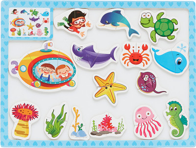 

EZ Life Kids Puzzle with Magnetic White Board - Sea World(1 Pieces)