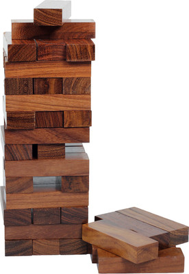 

Desi Toys Jenga, Tumbling Tower, Kutub Tower(46 Pieces)