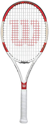 

Wilson BLX Six One 95L Multicolor Unstrung Tennis Racquet(G3 - 4 3/8 Inches, 303.34 g)
