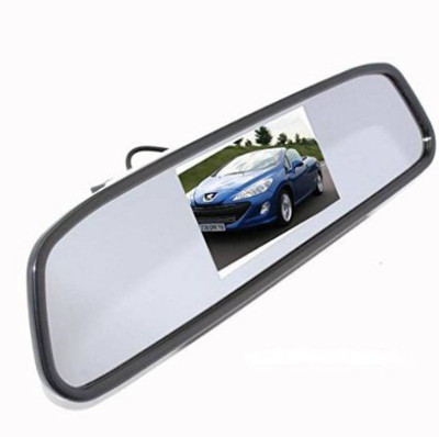 

A K Traders 4.3 Inch TFT Screen Rear View Mirror Rearview Radar Mirror(Black)