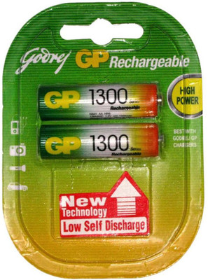 

Godrej Gp Godrej GP AA 1300mAh NiMh Rechargeable Battery Rechargeable Ni-MH Battery