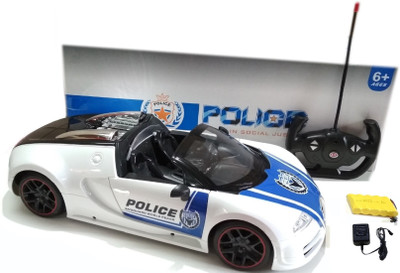 

HALO NATION 1:10 Police Car with Gravity sensor RC, Super Fine and Elegent Design,Rechargable, BIG Size.(White)