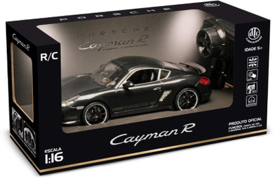 VShine RC PORSHE CAYMAN R BLACK - SCALE 1:16 (REMOTE CONTROL) - Elegant & Super Fine(Black)