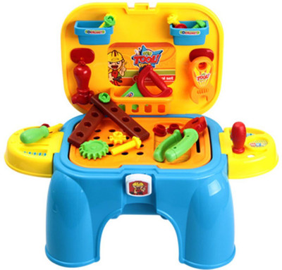 HALO NATION Engineer Tool Table Toy - Realistic & Portable - Chair Convertable Kit for Kids