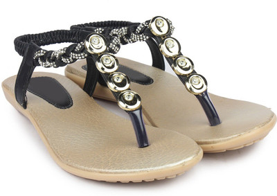 

Do Bhai Women Black Flats