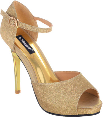 

SHERRIF SHOES Women Golden Heels