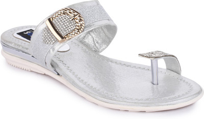 

Sapatos Women Silver Flats