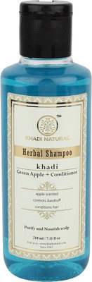 KHADI NATURAL Herbal Green Apple +Conditioner Shampoo(210 ml)